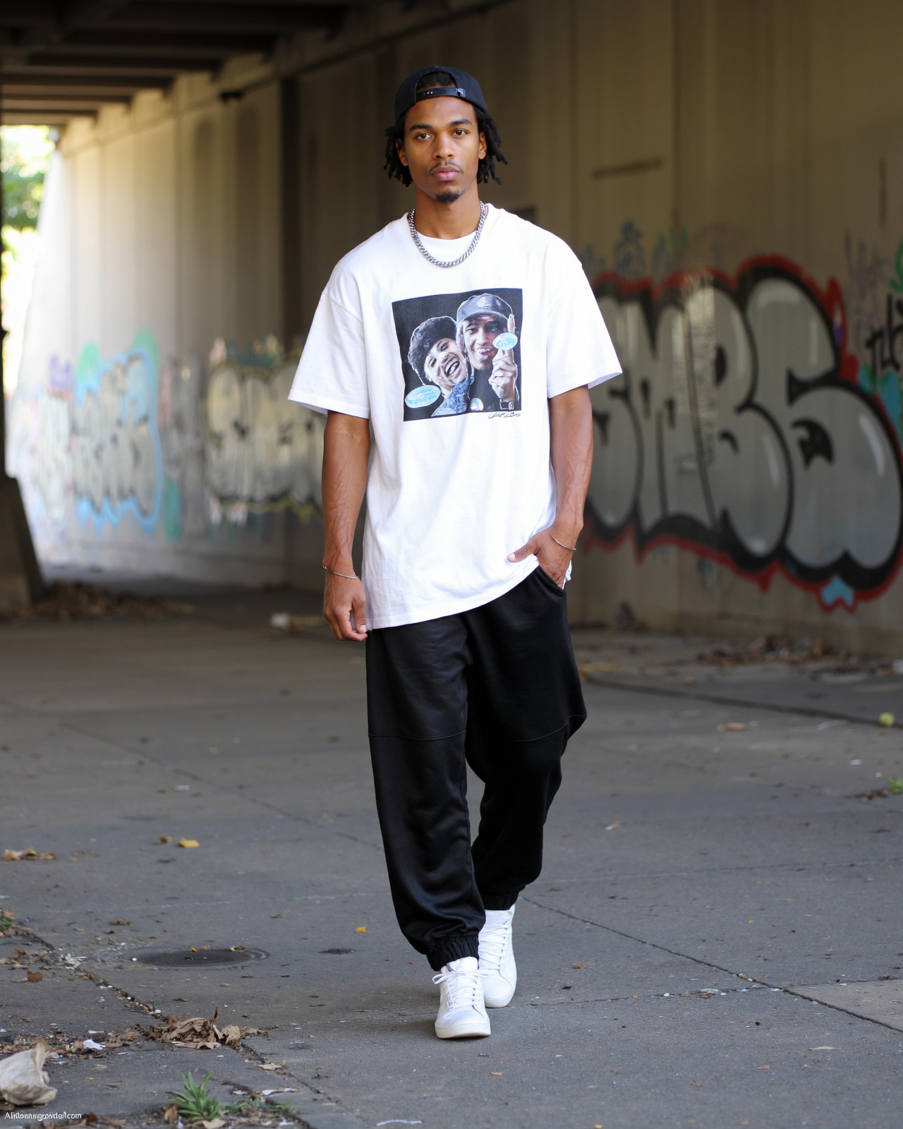 Template example Streetwear 1 (male)